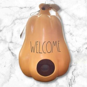 Rae Dunn Welcome birdhouse gourd